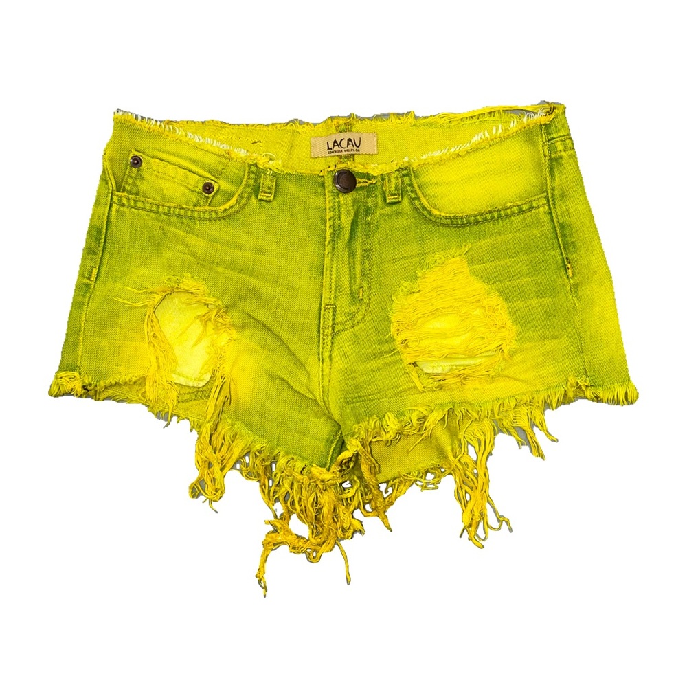 Lacau neon booty shorts